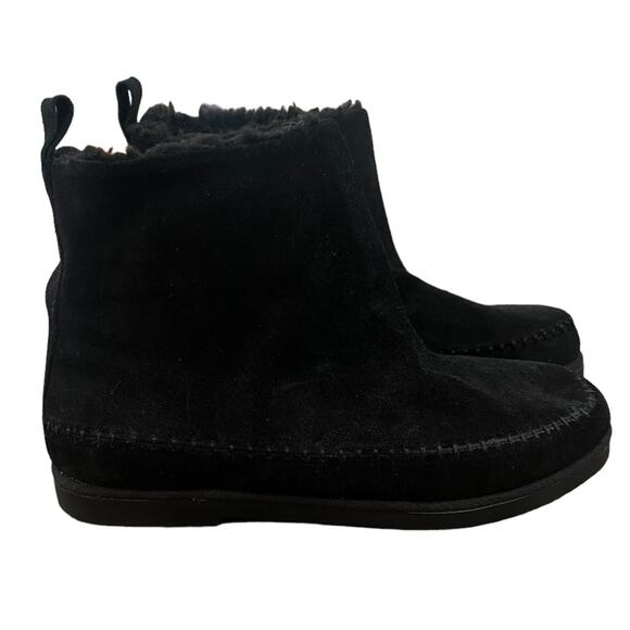 NWOT Women’s Steve Madden Tommy Suede Casual Black Ankle Boots – Sz 8 - Picture 4 of 9